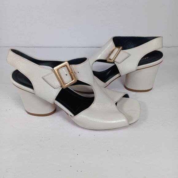 White CELINE Sandals Size 37 from the Phoebe Collection - Picture 1 of 4